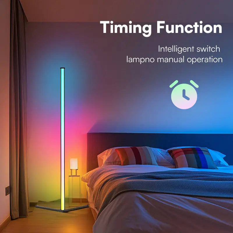 2 set Floor Lamp, Smart RGB LED Corner Lamp with App and Remote Control