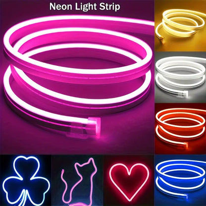 100ft Ultra-Bright Flexible Neon LED Strip Light - P67 Waterproof, with app Remote Control for Indoor/Outdoor