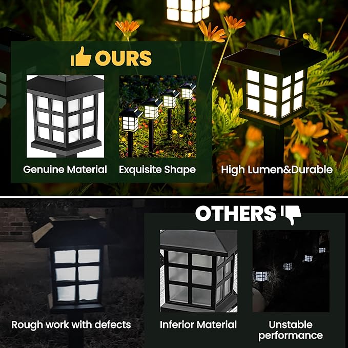 LED Solar Outdoor Lights Waterproof, for Your Garden,