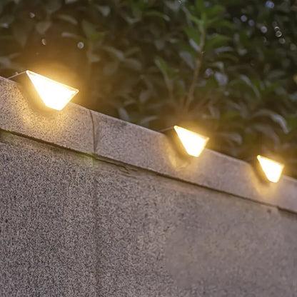 8Pcs LED Solar Step Lights, Outdoor Stair Lights, Solar Deck Lights