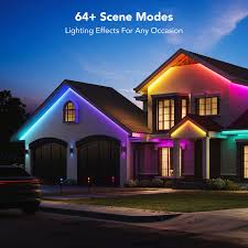 100 Ft Outdoor Led Lights Waterproof, Infrared Remote Control And Music Sync App Control, Led Rope Light, RGB Bright Led Lights