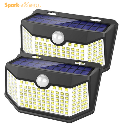 Motion sensor Solar  Outdoor  Lights 120 LED with Lights Reflector